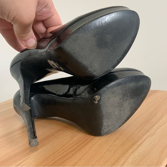 Jessica Simpson Black Peep Toe Heel - Picture 4 of 5